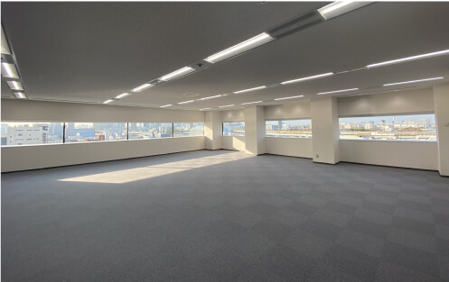 ライフサイエンスハブ新木場の内観
