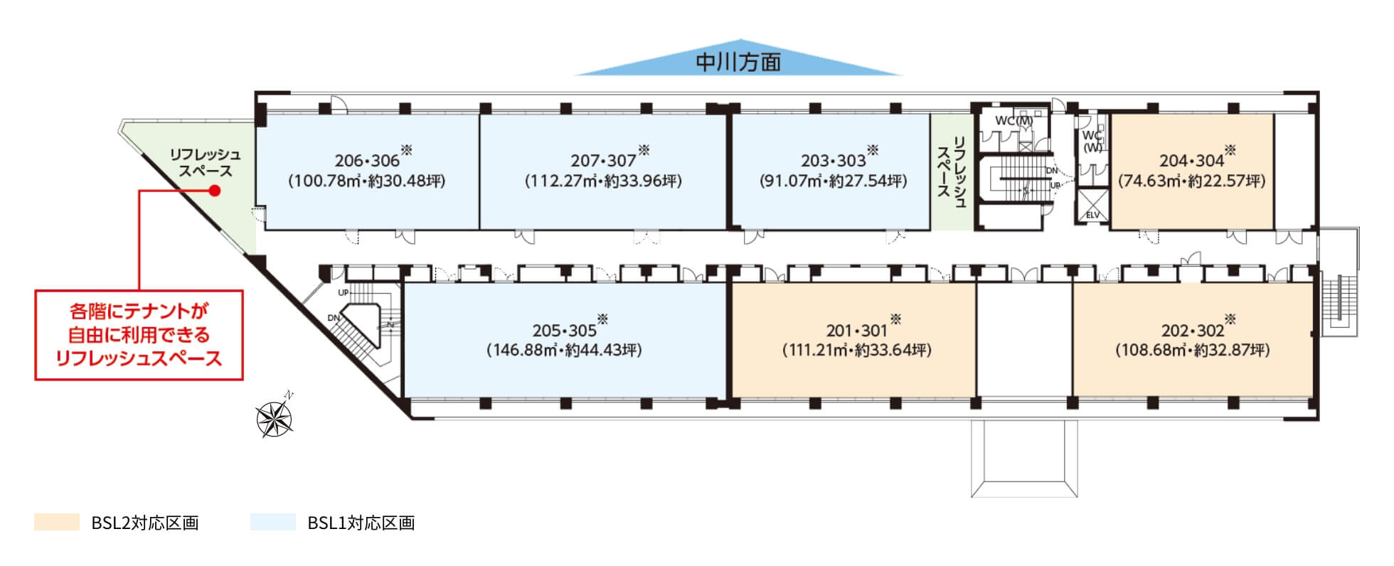 基準階平面図