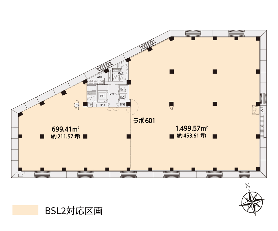 6階平面図（フルスケルトン）